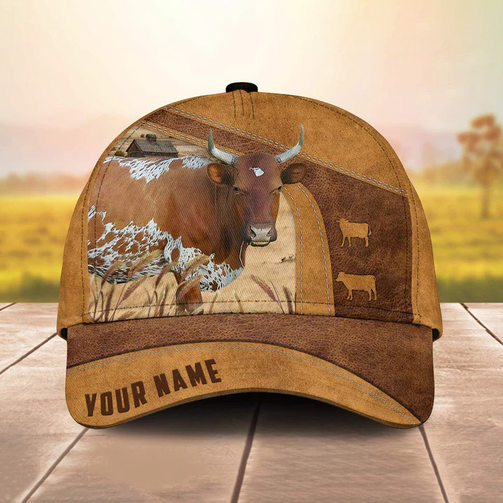 Personalized Florida Cracker Cattle Hats 3D Retro Cap for Farmers, Men Trucker Hats Custom Hats Gifts For Men & Women