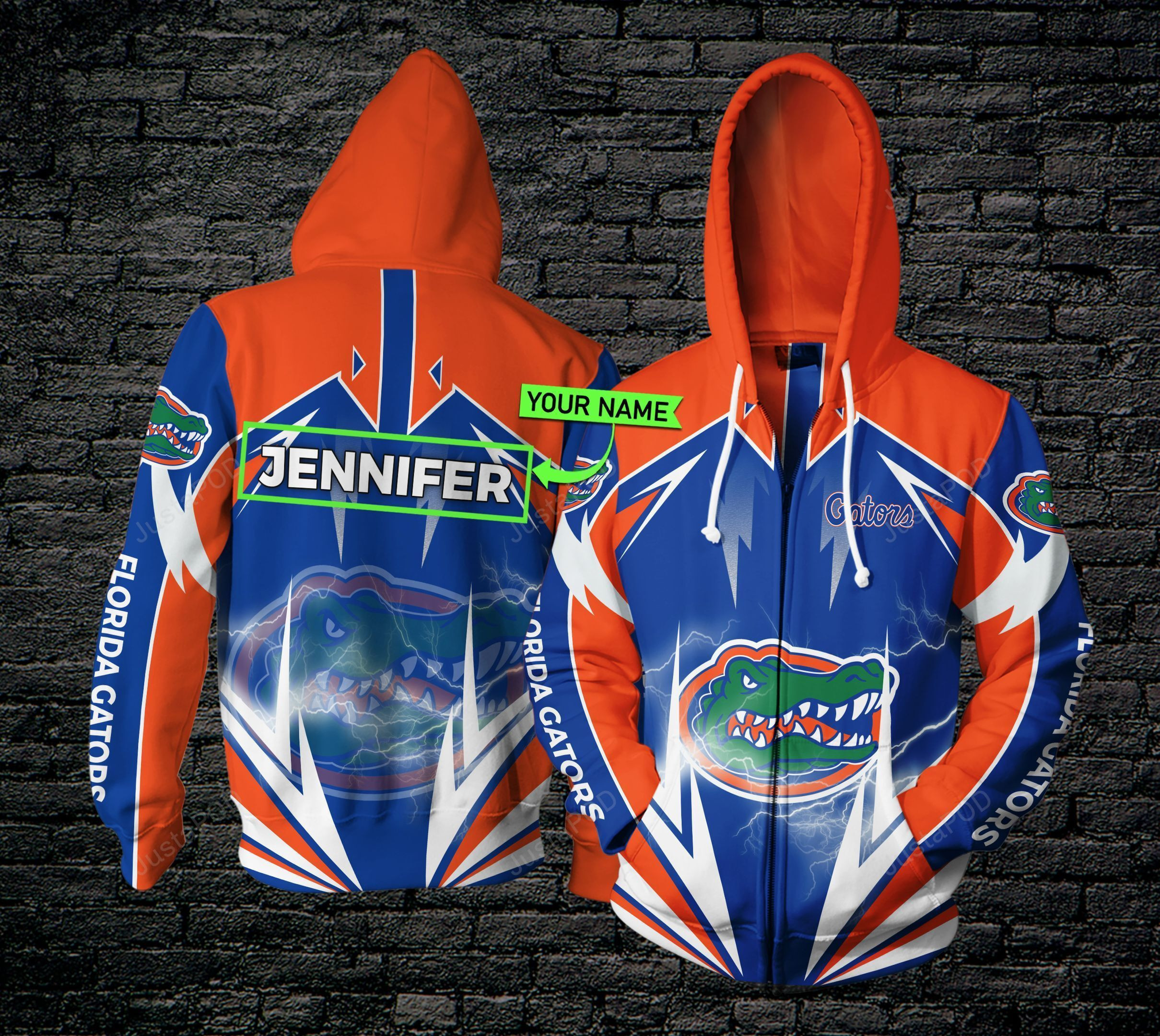 Personalized Florida Gators 3D All Over Print Hoodie, Zip Hoodie