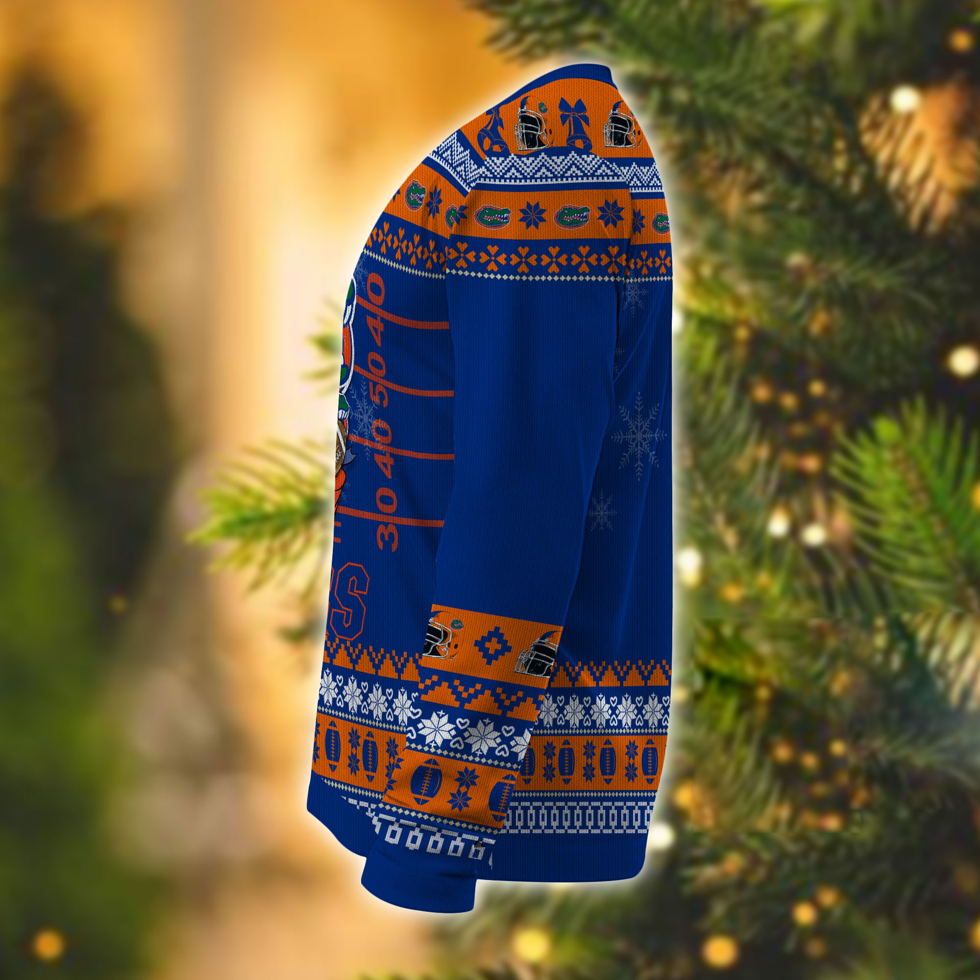 Personalized Florida Gators Mickey Ugly Christmas Sweater Adult 3D Funny Matching for family - Image 4