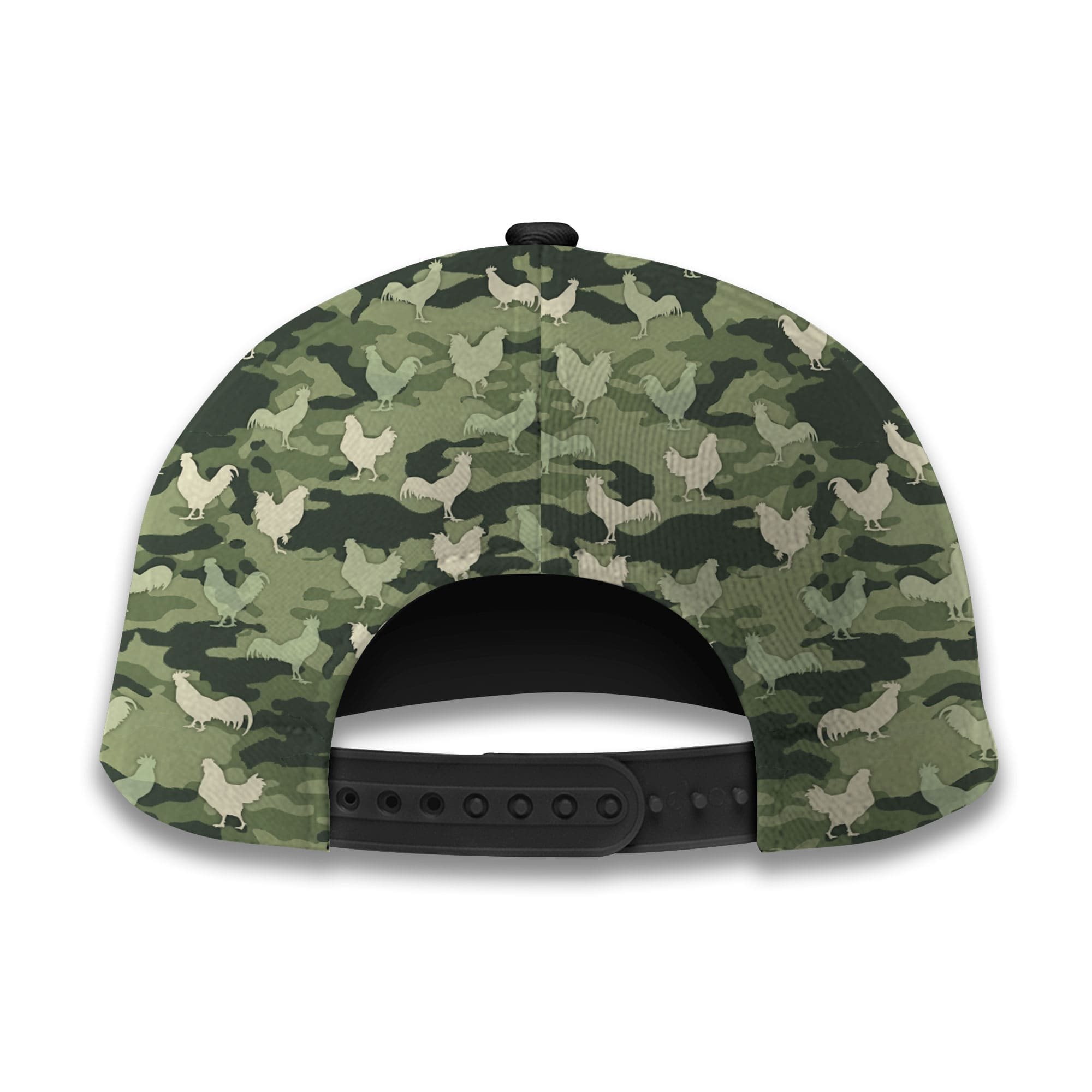 Personalized Full Printed 3D Hat Premium Unique Cap Camo Pattern Rooster, Chicken Cap Hat, Gift To Rooster Lover Trucker Hats Custom Hats Gifts For Men & Women
