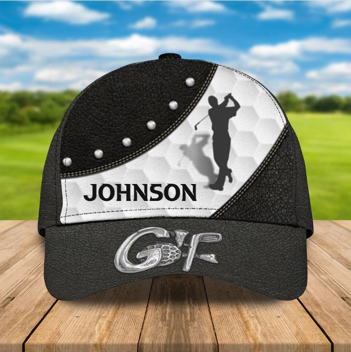 Personalized Funny Golf Father Hat for Dad, Grandpa, Golf Gift for Father's Day Trucker Hats Custom Hats Gifts For Men & Women