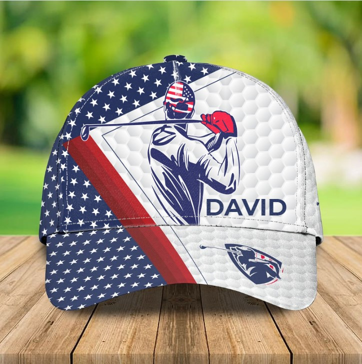 Personalized Funny Golf Father Hat for Dad, Grandpa, Golf Gift for Father's Day Trucker Hats Custom Hats Gifts For Men & Women