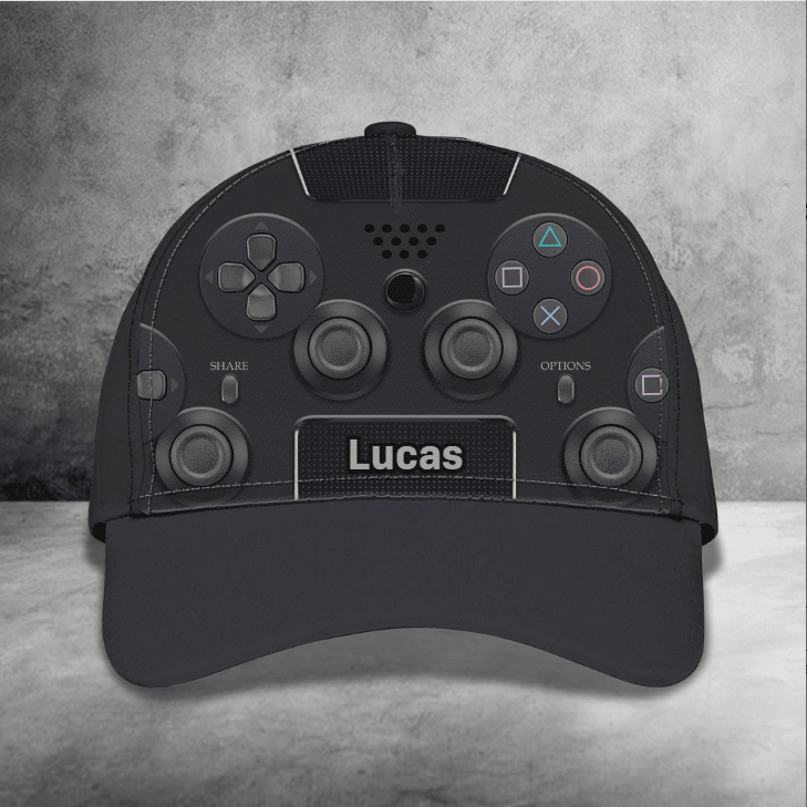 Personalized Game Cap for Son, Boy, Custom Name Hat for People Who Love Playing Game Trucker Hats Custom Hats Gifts For Men & Women