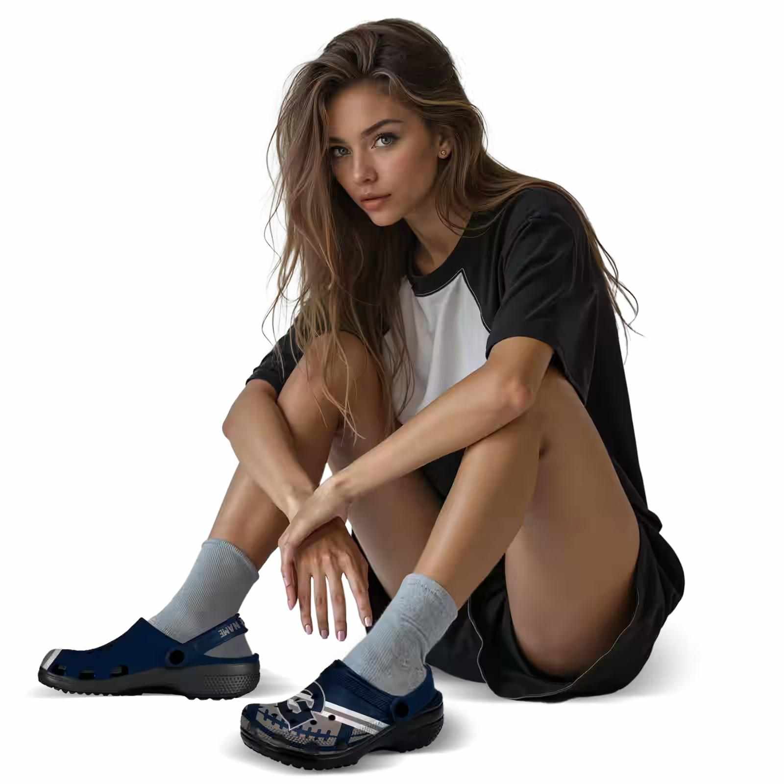 Personalized Georgetown Hoyas Football Motif ClogTVC1801788 - Image 6