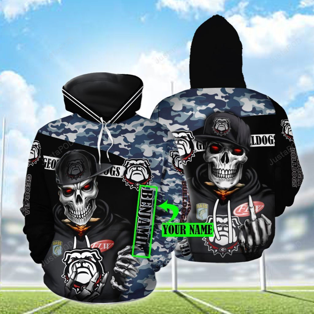 Personalized Georgia Bulldogs 3D All Over Print Hoodie, Zip Hoodie