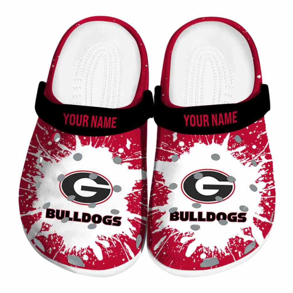 Personalized Georgia Bulldogs Splash Art ClogTVC180123