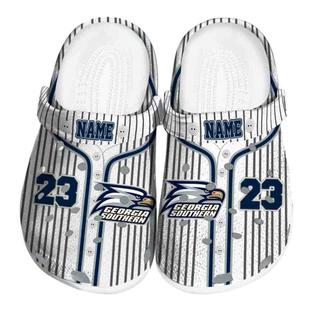 Personalized Georgia Southern Eagles Pinstripe Pattern ClogTVC1801751