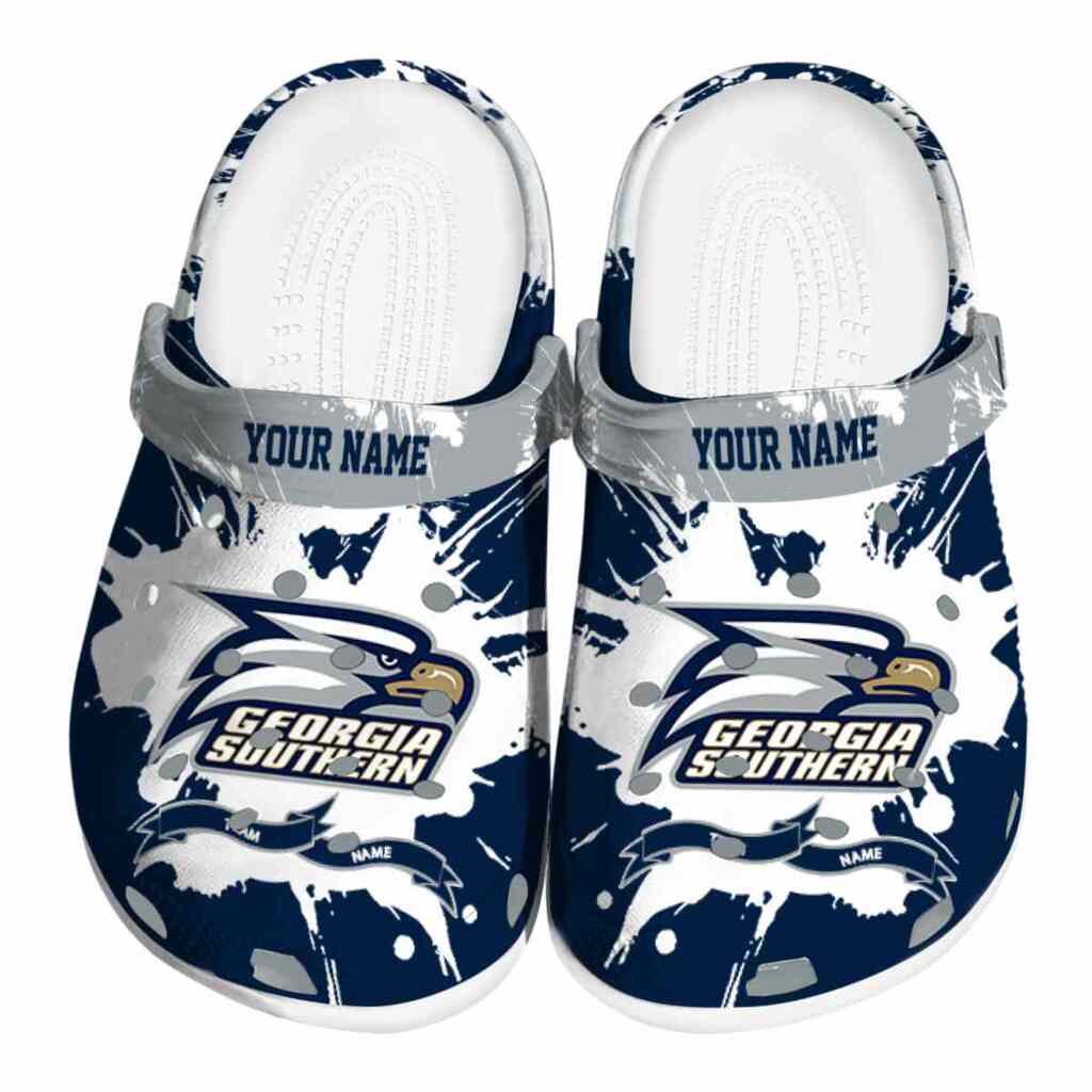 Personalized Georgia Southern Eagles Splatter Pattern ClogTVC1801724