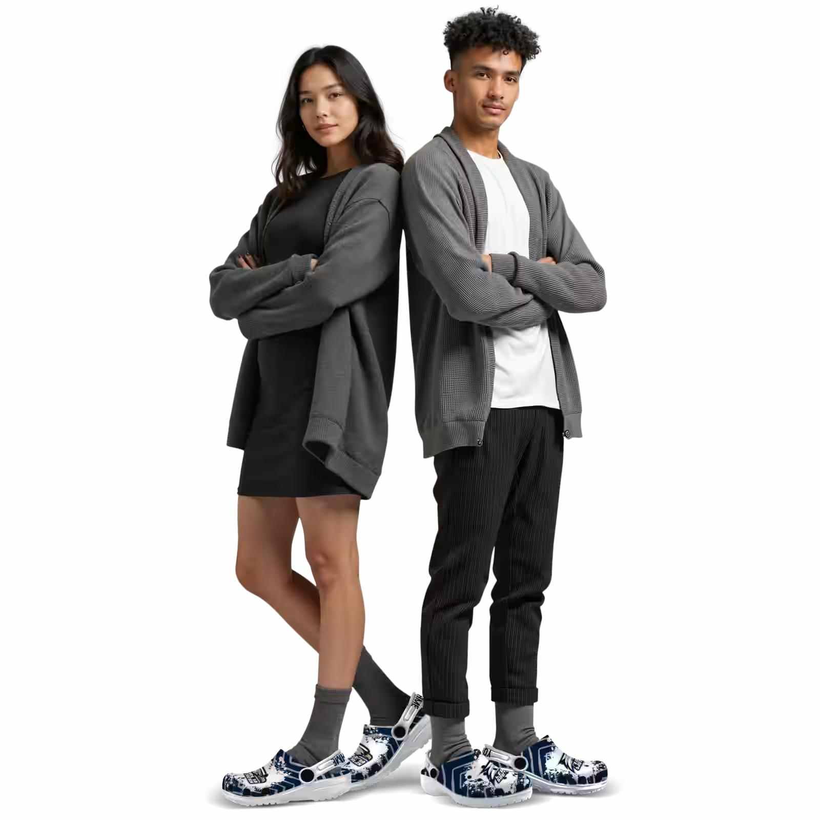 Personalized Georgia Southern Eagles Zigzag Paint Burst ClogTVC1801780 - Image 7