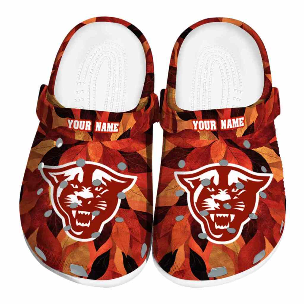 Personalized Georgia State Panthers Autumn Leaves ClogTVC1801694
