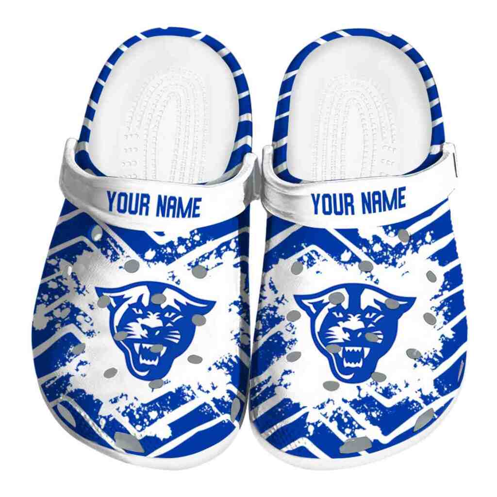 Personalized Georgia State Panthers Zigzag Paint Burst ClogTVC1801780
