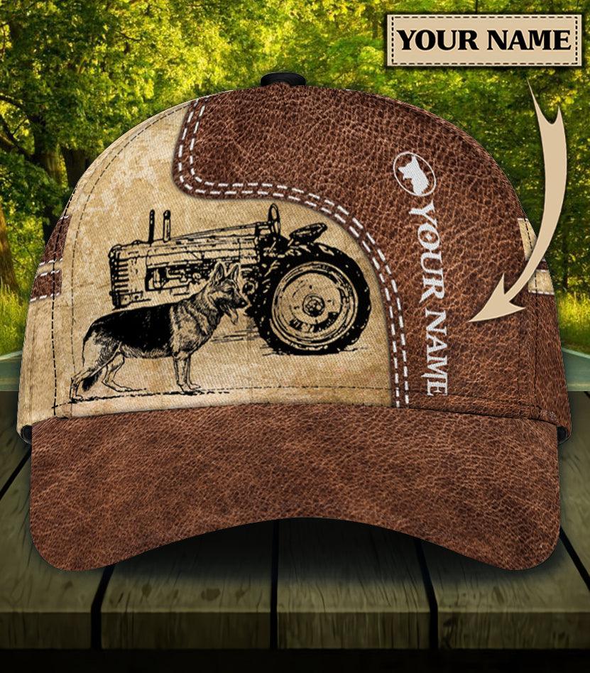 Personalized Germanshepherd Classic Cap, Personalized Gift for German Shepherd Lovers Trucker Hats Custom Hats Gifts For Men & Women