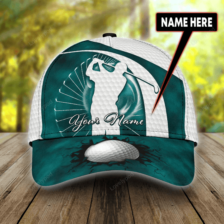 Personalized Golf Brown Color Golf Classic Cap, Golf player cap hat for men and women Trucker Hats Custom Hats Gifts For Men & Women