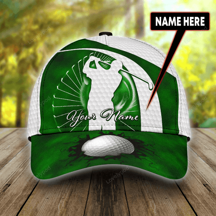 Personalized Golf Brown Color Golf Classic Cap, Golf player cap hat for men and women Trucker Hats Custom Hats Gifts For Men & Women