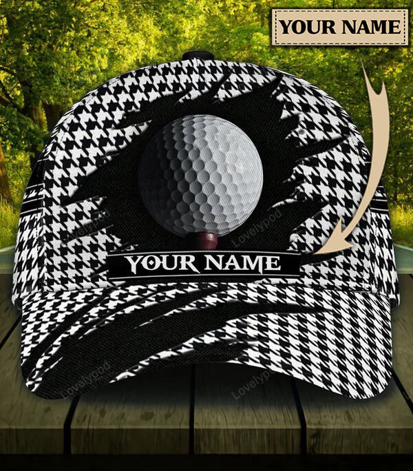 Personalized Golf Classic Cap, Gift for Golf Lovers, Golf Players baseball cap hat Trucker Hats Custom Hats Gifts For Men & Women