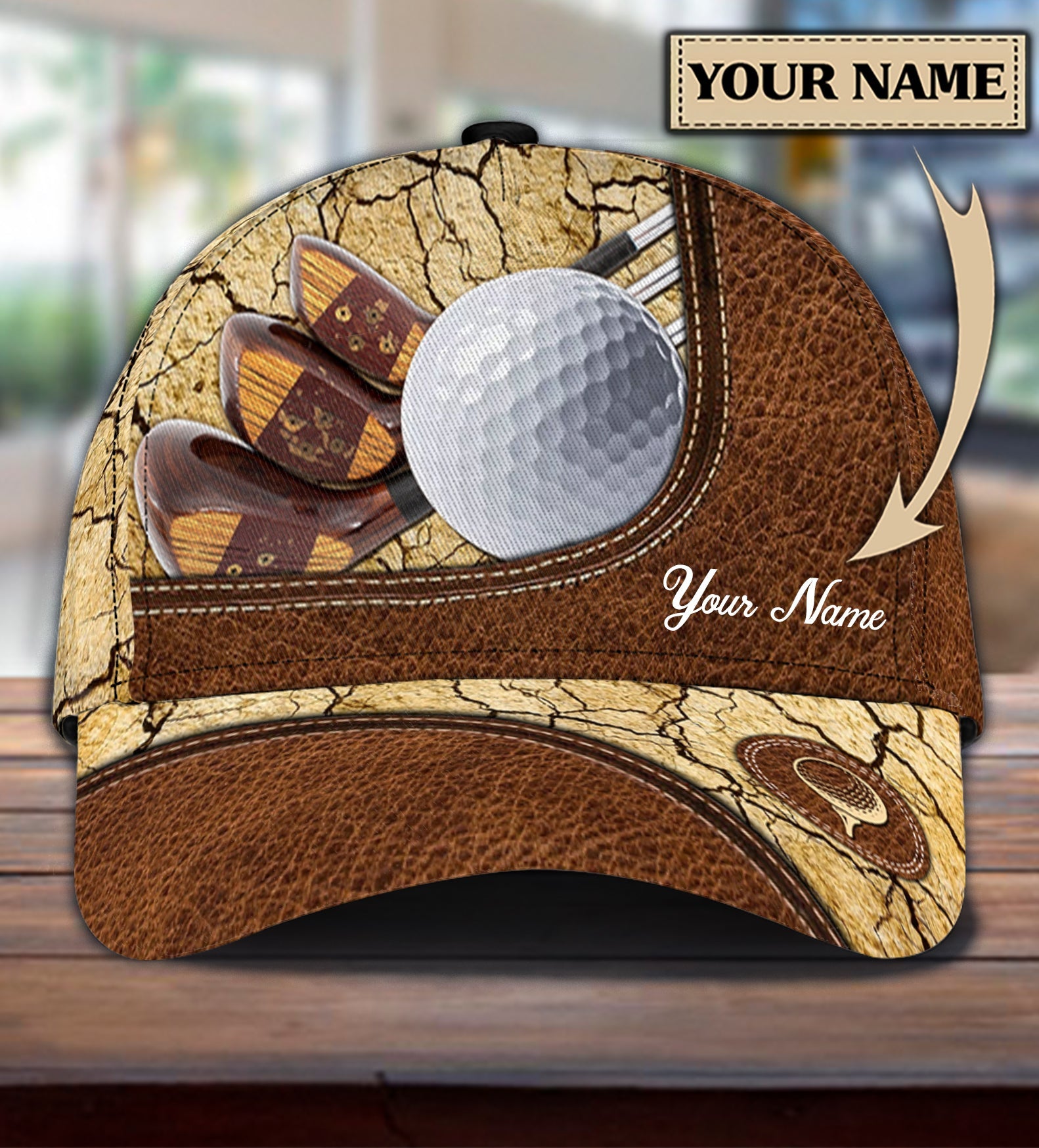 Personalized Golf Classic Cap, Personalized Gift for Golf Lovers, Golf Players Trucker Hats Custom Hats Gifts For Men & Women
