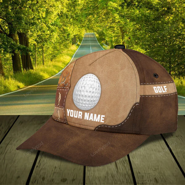 Personalized Golf Classic Cap, Personalized Gift for Golf Lovers, Golf Players Trucker Hats Custom Hats Gifts For Men & Women