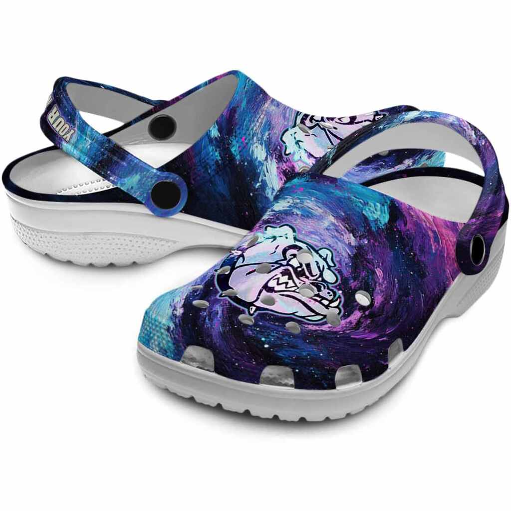 Personalized Gonzaga Bulldogs Galaxy Swirl ClogTVC1801695 - Image 3