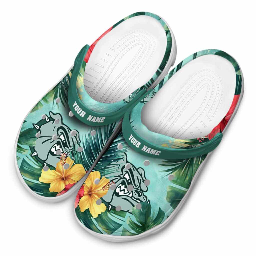 Personalized Gonzaga Bulldogs Tropical Vibes ClogTVC1801695 - Image 4