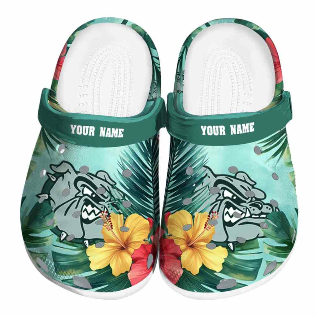 Personalized Gonzaga Bulldogs Tropical Vibes ClogTVC1801695