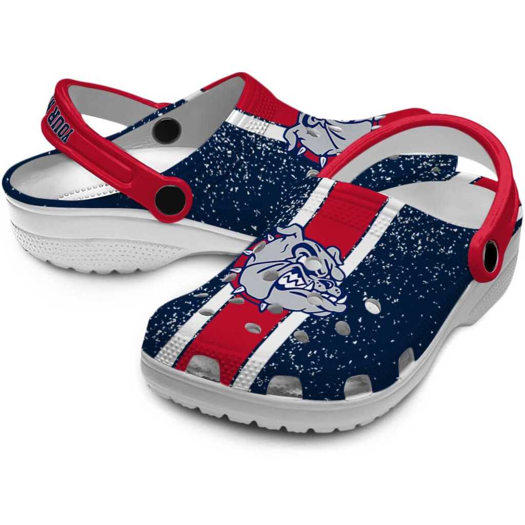 Personalized Gonzaga Bulldogs Vertical Stripes ClogTVC1801751 - Image 3