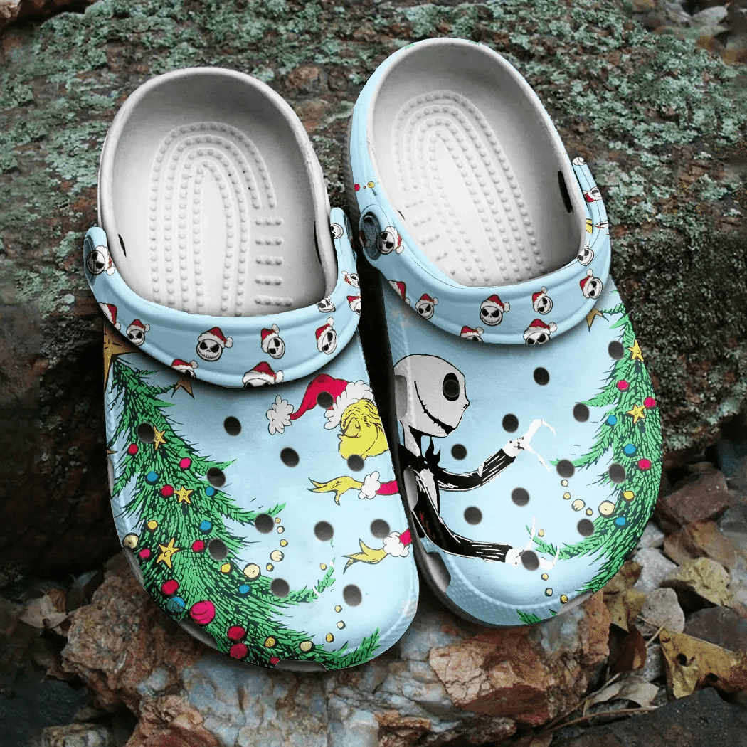 Personalized Grinch Christmas Crocs Clogs Comfortable Shoes Crocband For Men Women
