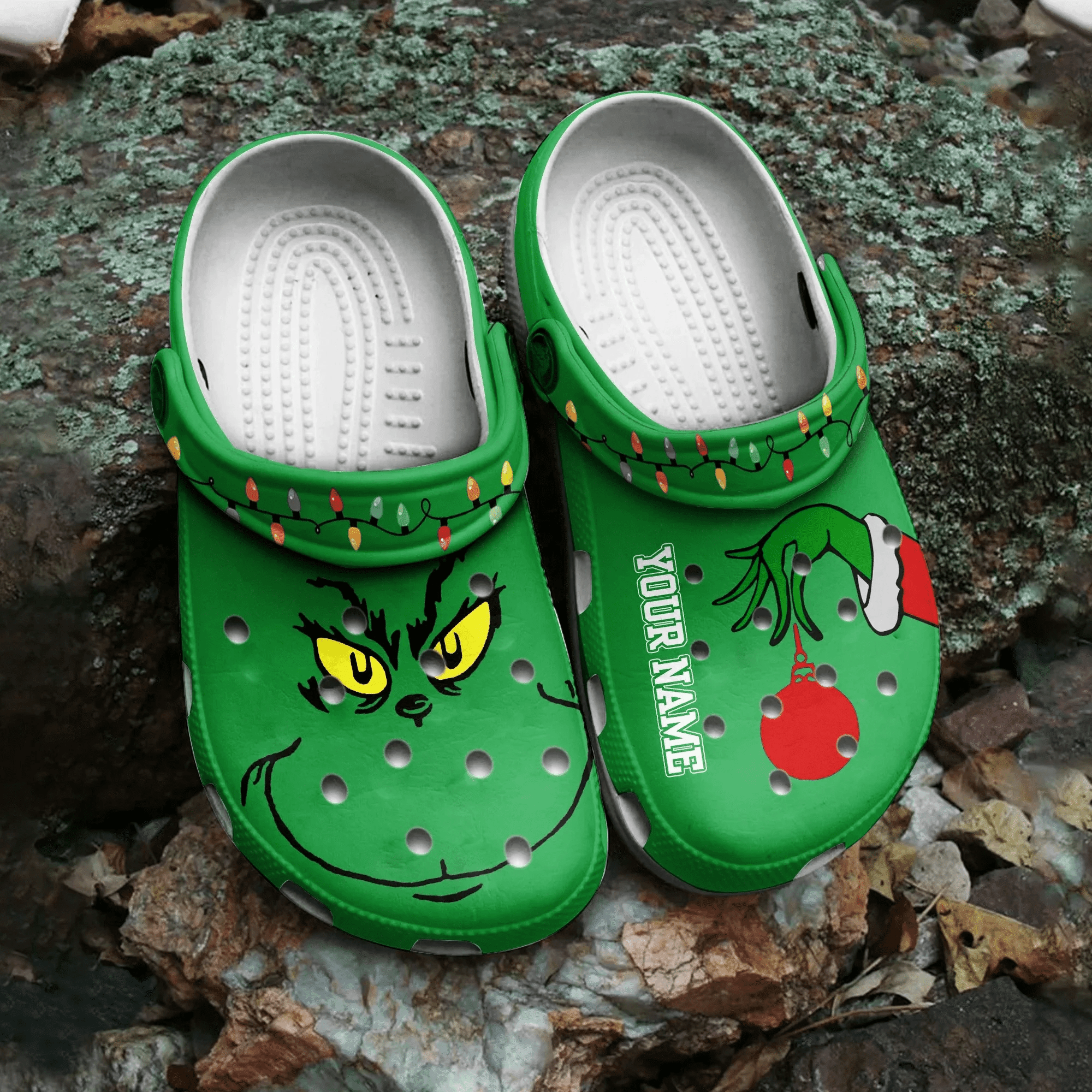 Personalized Grinch Christmas Crocs Clogs Crocband Comfortable Shoes For Men Women