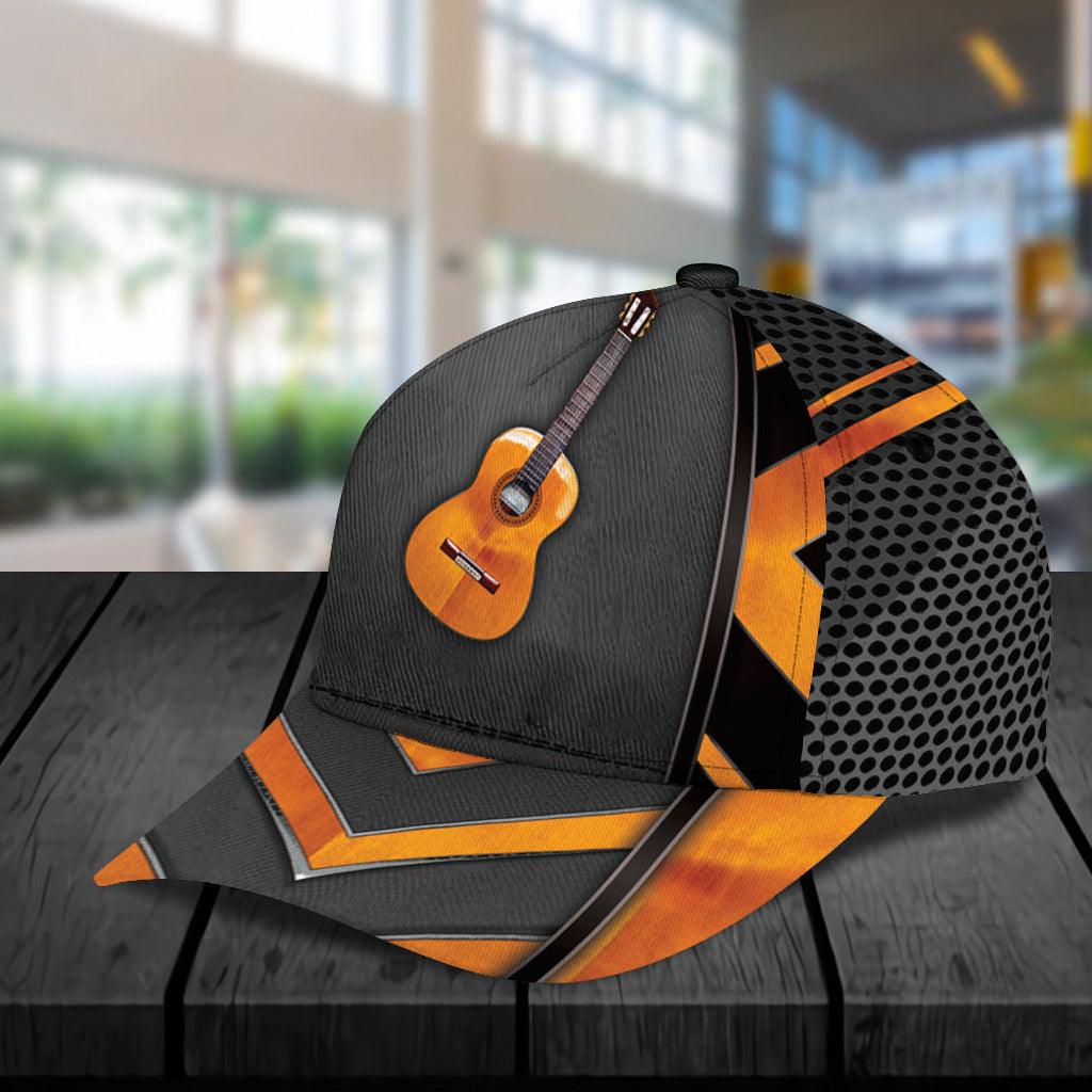 Personalized Guitar Classic Cap, Personalized Gift for Music Lovers, Guitar Lovers Trucker Hats Custom Hats Gifts For Men & Women