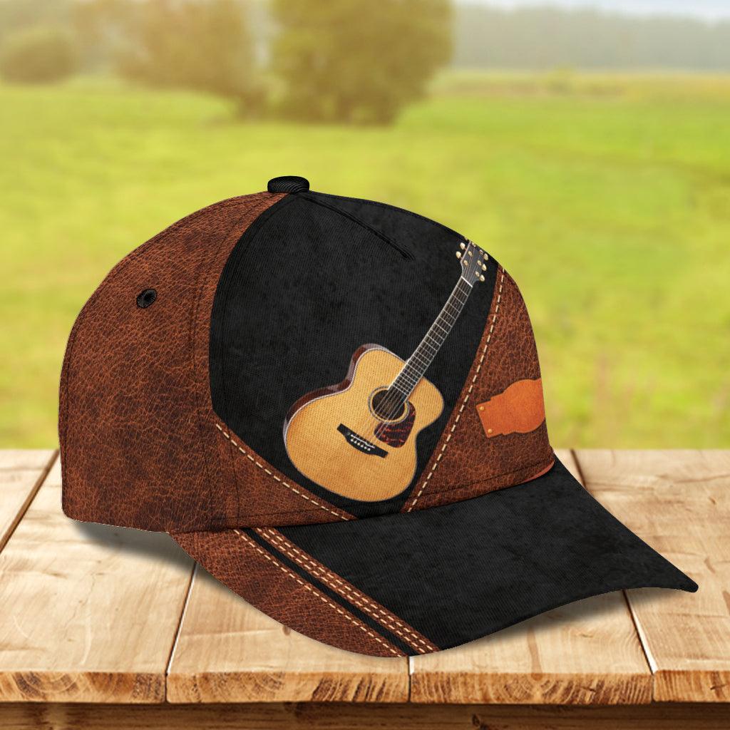 Personalized Guitar Classic Cap, Personalized Gift for Music Lovers, Guitar Lovers Trucker Hats Custom Hats Gifts For Men & Women