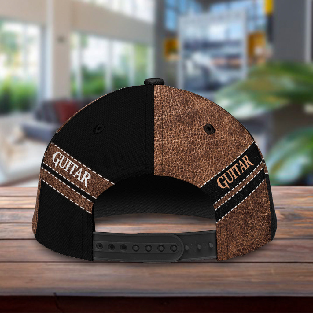 Personalized Guitar Classic Cap, Personalized Gift for Music Lovers, Guitar Lovers Trucker Hats Custom Hats Gifts For Men & Women