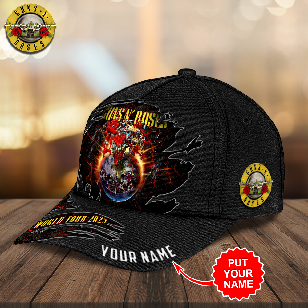 Personalized Guns N' Roses Music Personalized Cap For Fan Baseball Cap Classic Hat