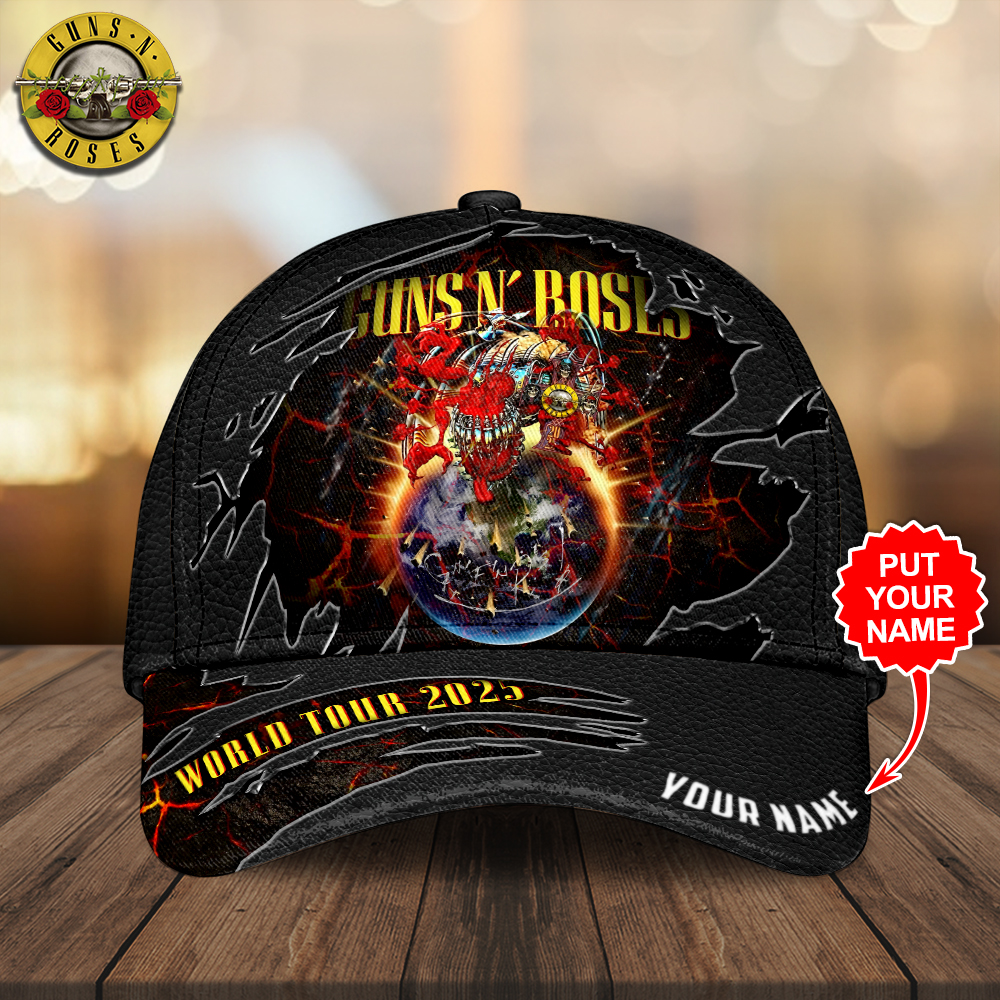Personalized Guns N' Roses Music Personalized Cap For Fan Baseball Cap Classic Hat