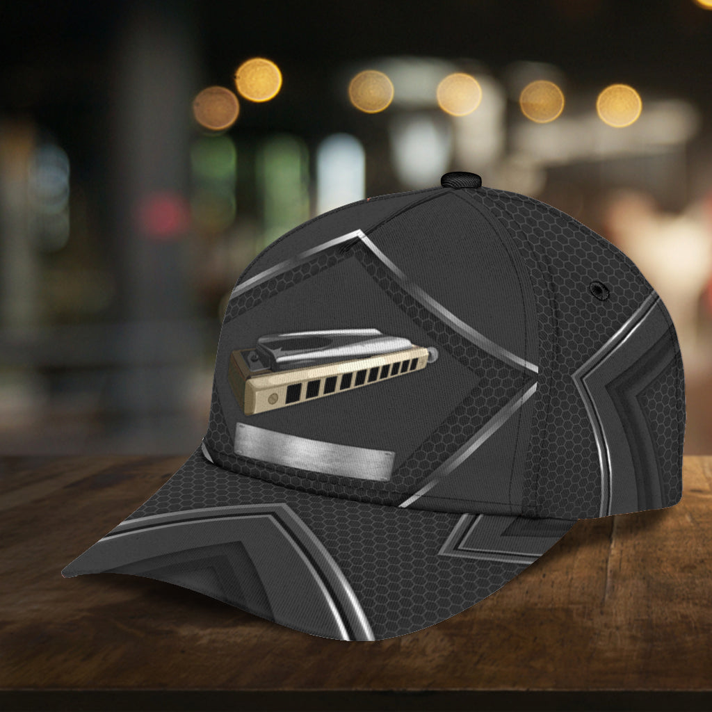 Personalized Harmonica Classic Cap Trucker Hats Custom Hats Gifts For Men & Women