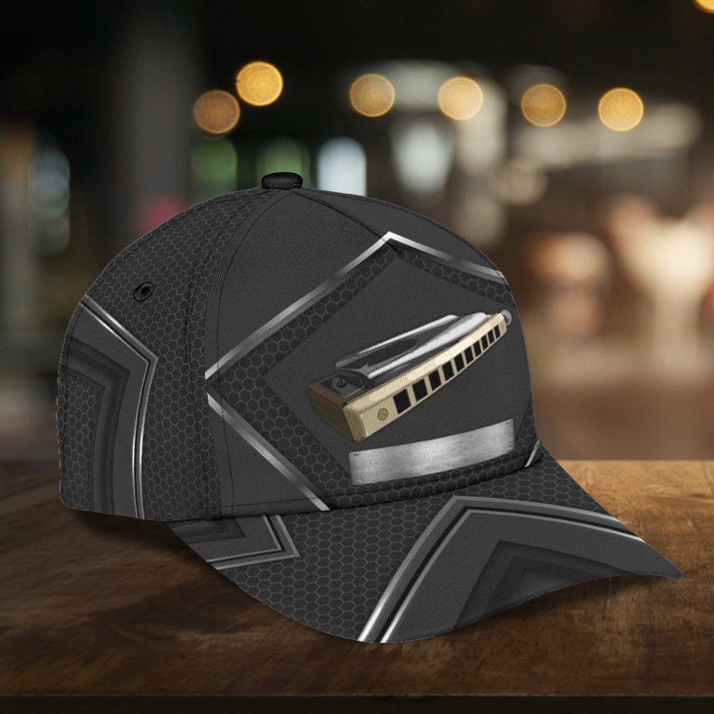 Personalized Harmonica Classic Cap Trucker Hats Custom Hats Gifts For Men & Women