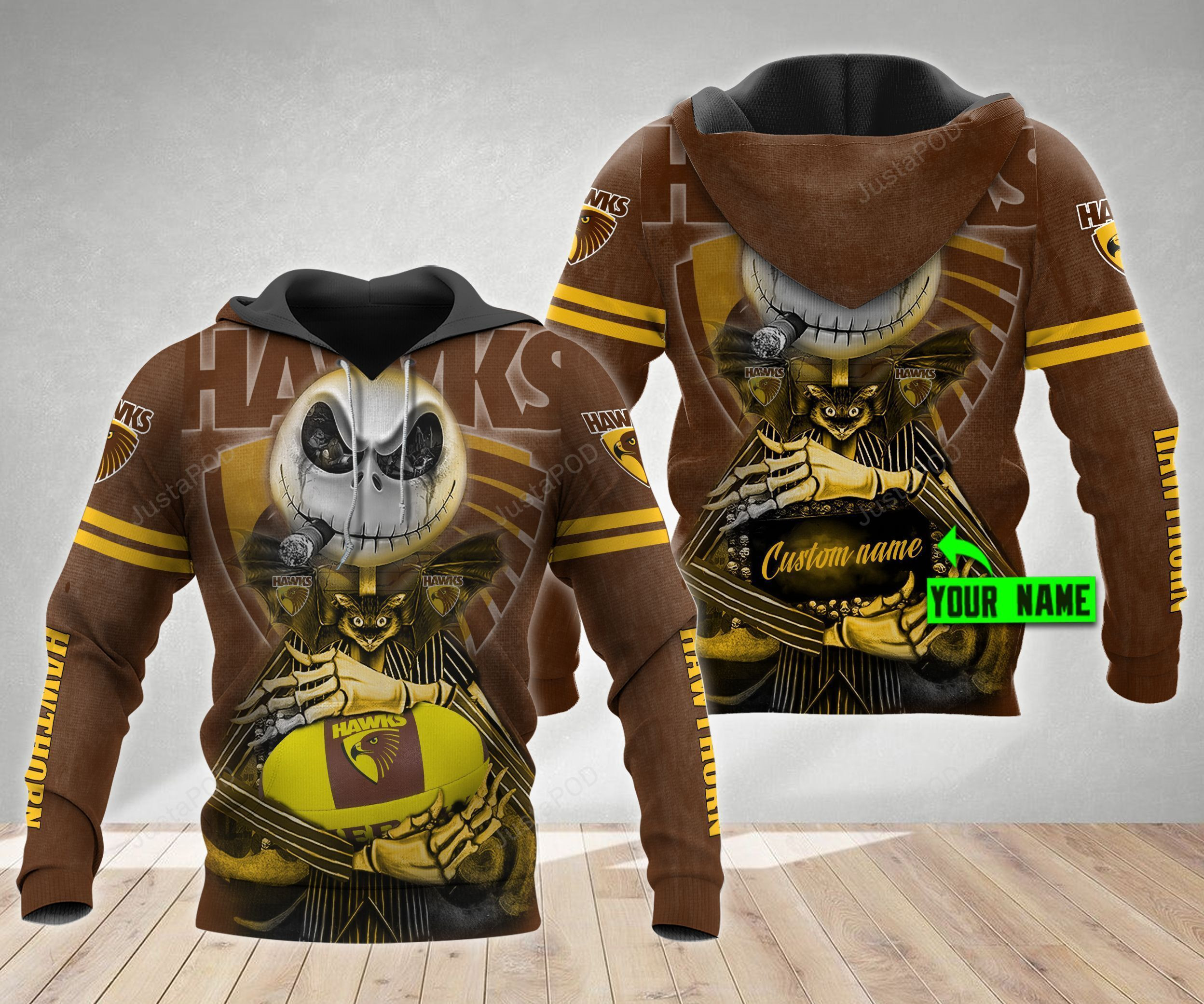 Personalized Hawthorn Football Club 3D All Over Print Hoodie, Zip Hoodie