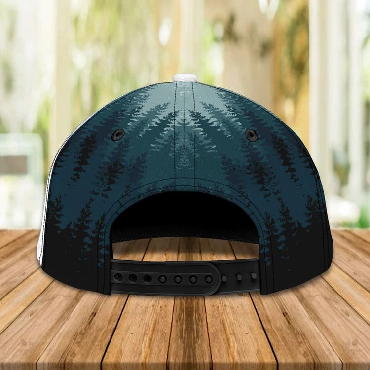 Personalized Hiking 3D Cap for Boy, Forest Pattern Hiking Hat for Boyfriend Birthday Trucker Hats Custom Hats Gifts For Men & Women