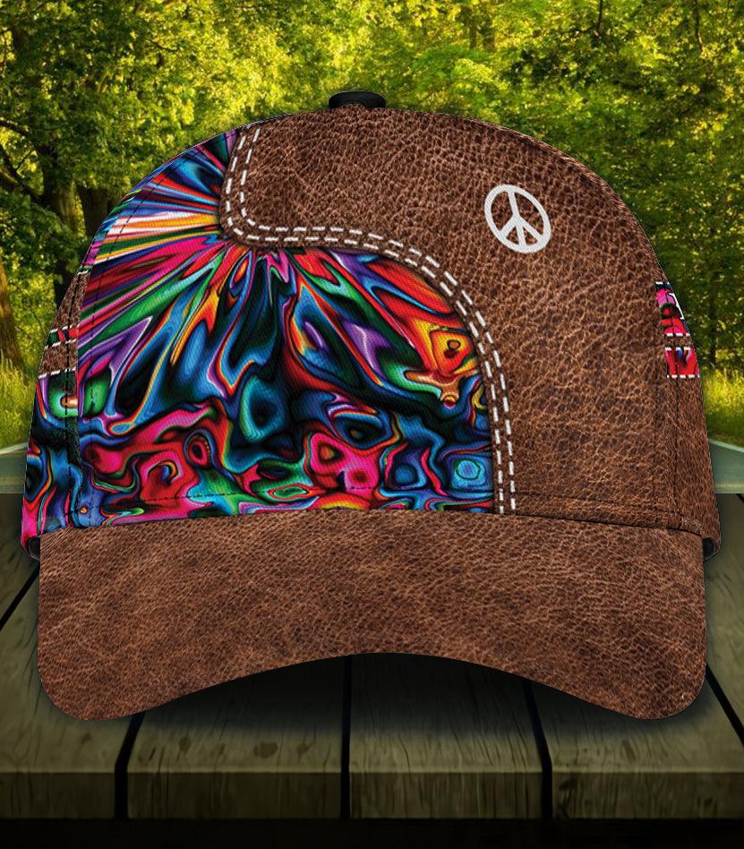 Personalized Hippie Classic Cap, Personalized Gift for Hippie Life, Hippie Lovers Trucker Hats Custom Hats Gifts For Men & Women