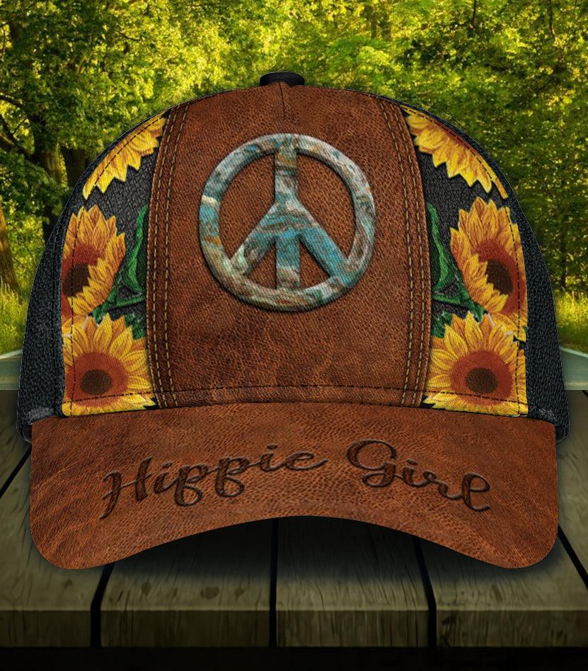 Personalized Hippie Classic Cap, Personalized Gift for Hippie Life, Hippie Lovers Trucker Hats Custom Hats Gifts For Men & Women