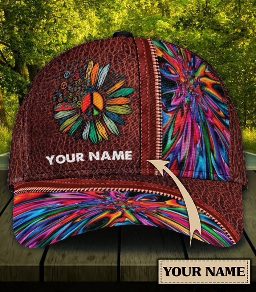 Personalized Hippie Classic Cap, Personalized Gift for Hippie Life, Hippie Lovers Trucker Hats Custom Hats Gifts For Men & Women