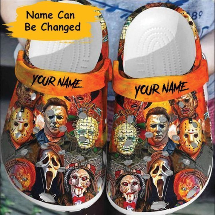 Personalized Horror Movies Halloween Classic Clogs Shoes