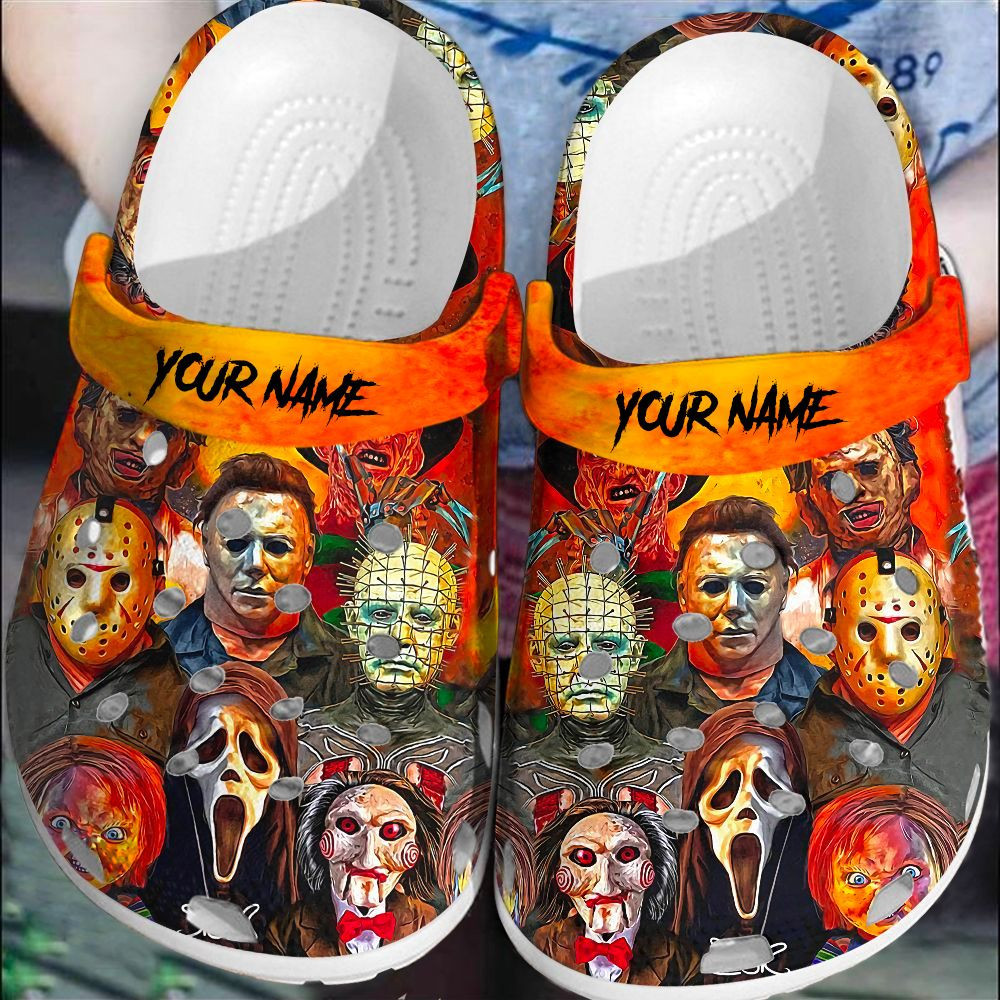 Personalized Horror Movies Halloween Classic Clogs Shoes
