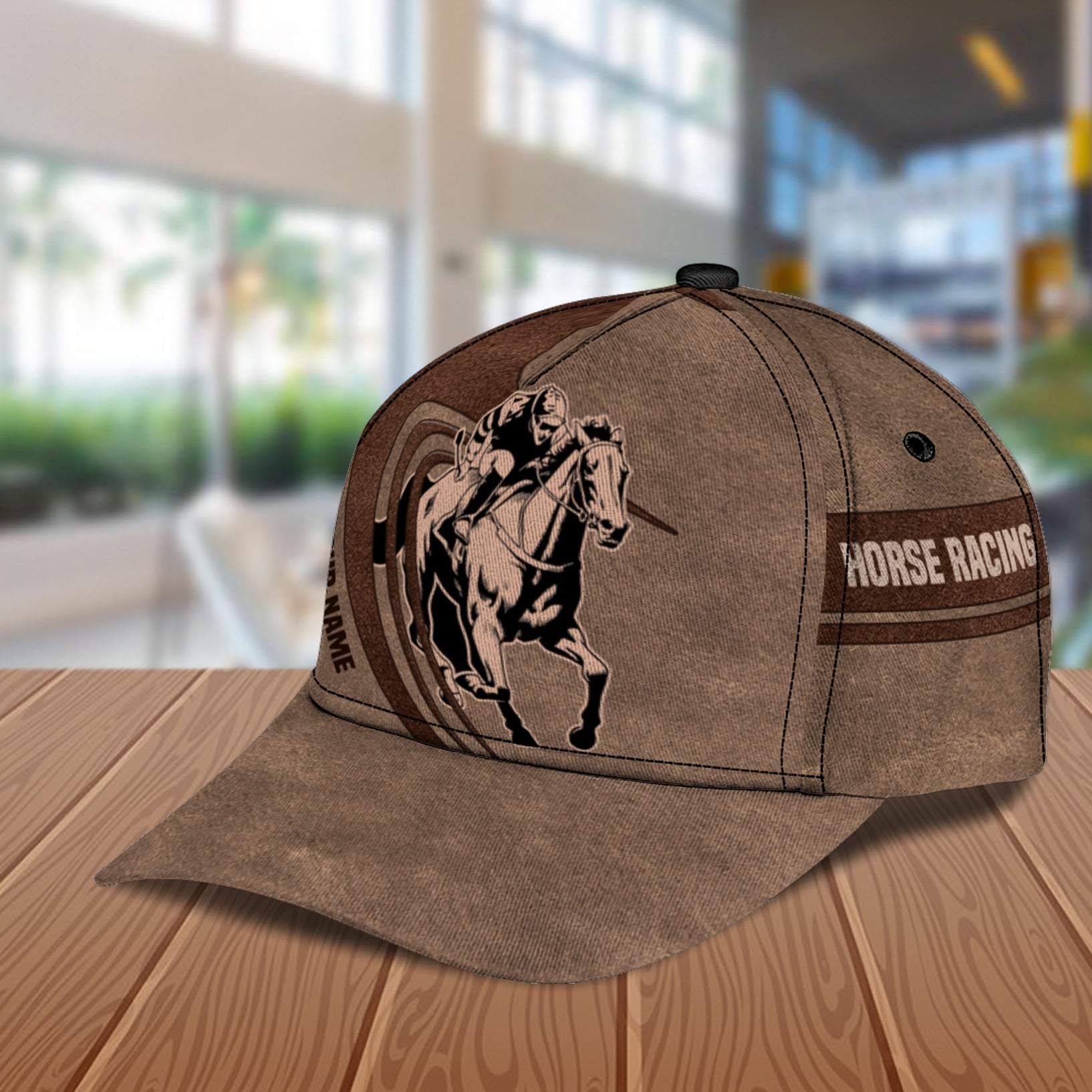 Personalized Horse Classic Cap, Personalized Gift for Horse Lovers Trucker Hats Custom Hats Gifts For Men & Women