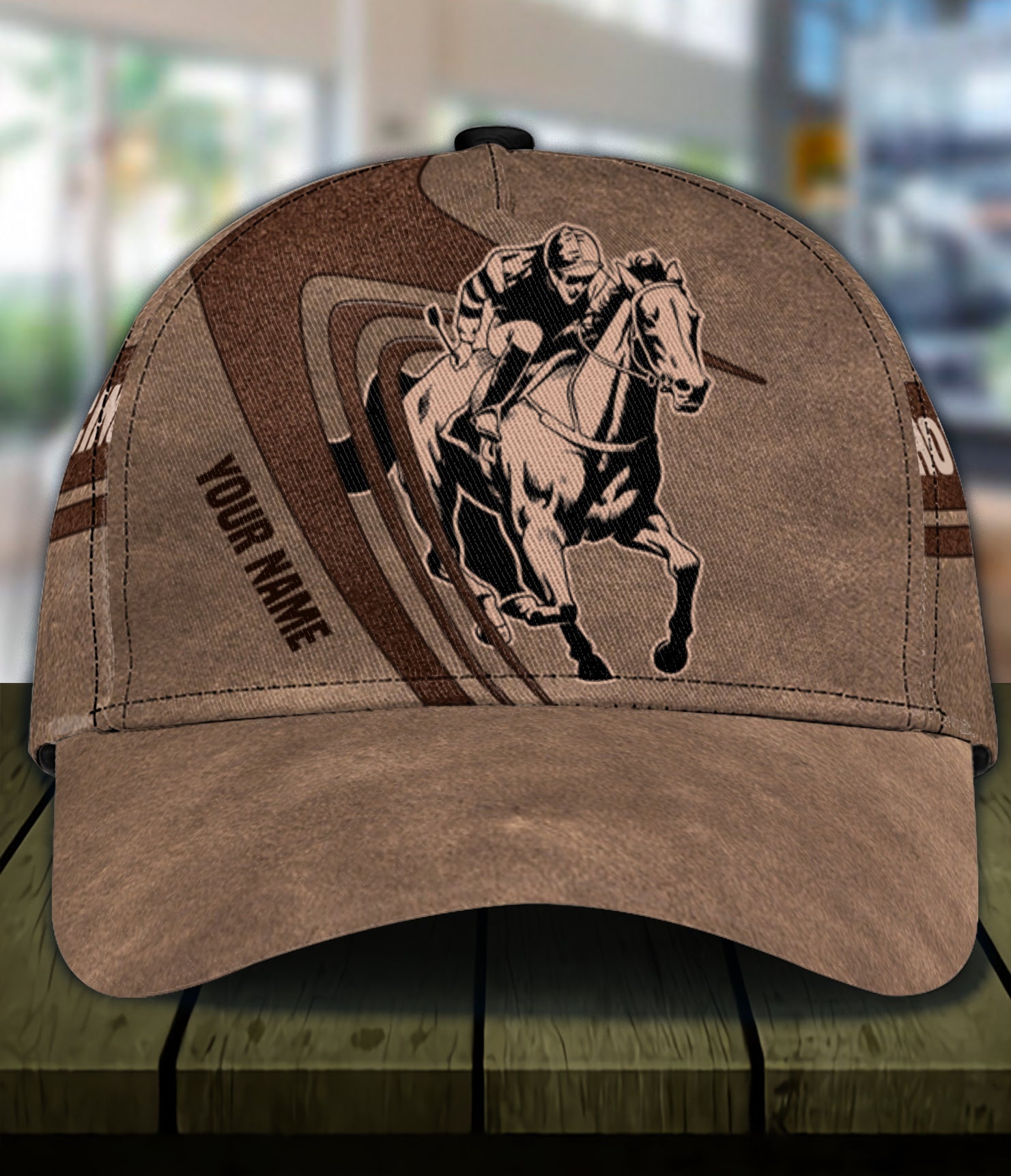 Personalized Horse Classic Cap, Personalized Gift for Horse Lovers Trucker Hats Custom Hats Gifts For Men & Women