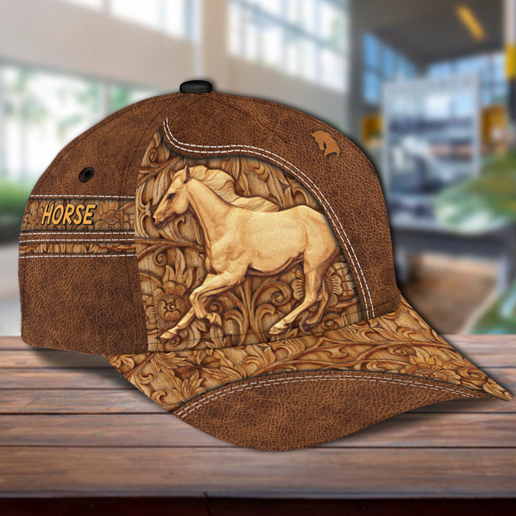 Personalized Horse Classic Cap, Personalized Gift for Horse Lovers Trucker Hats Custom Hats Gifts For Men & Women