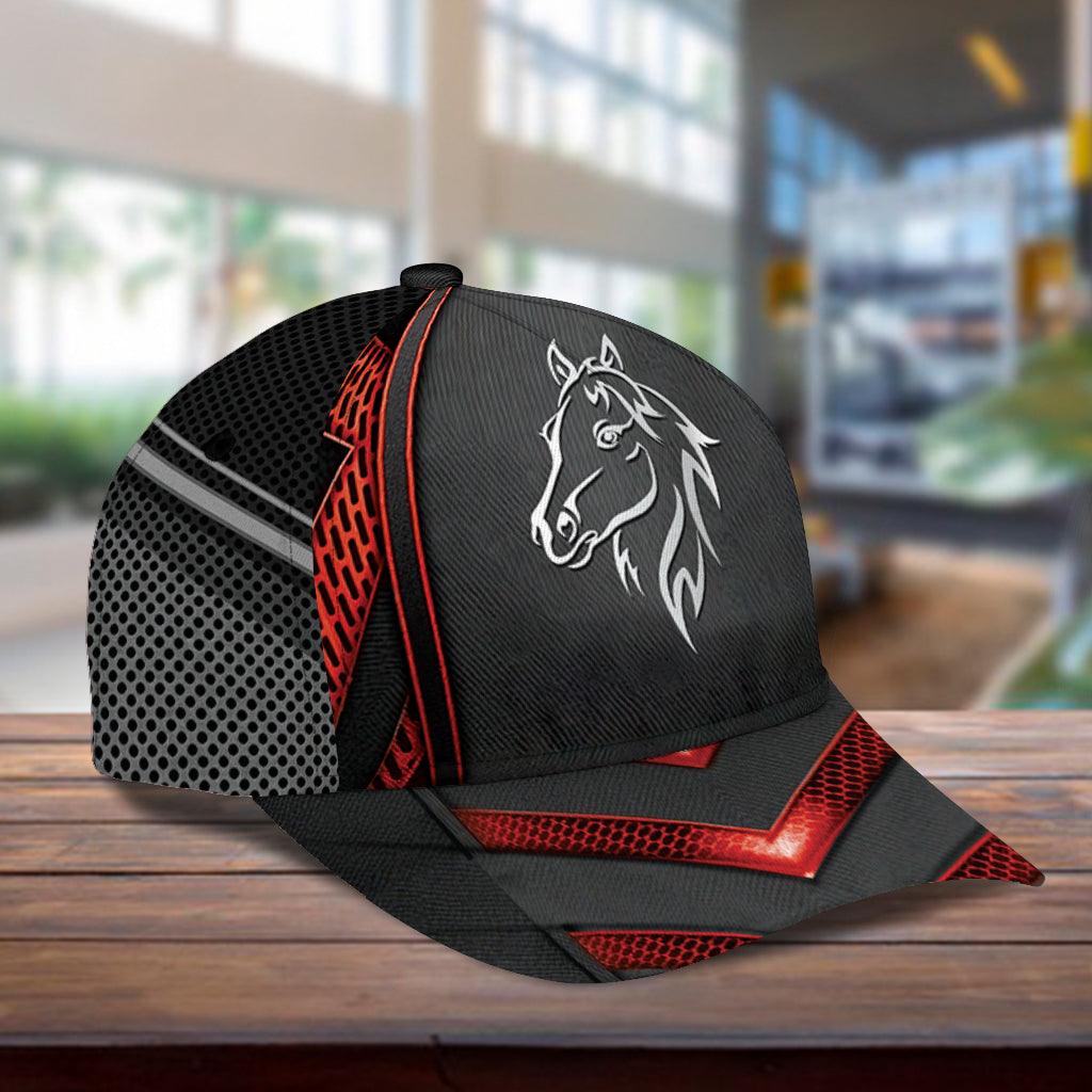 Personalized Horse Classic Cap, Personalized Gift for Horse Lovers Trucker Hats Custom Hats Gifts For Men & Women