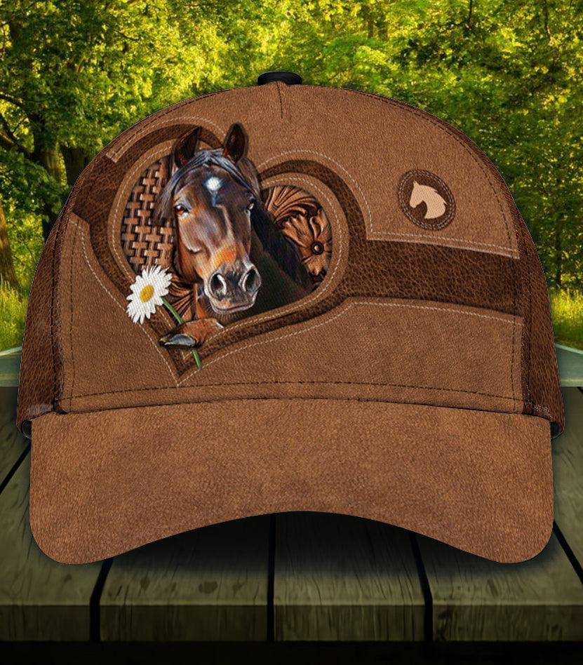 Personalized Horse Classic Cap, Personalized Gift for Horse Lovers Trucker Hats Custom Hats Gifts For Men & Women