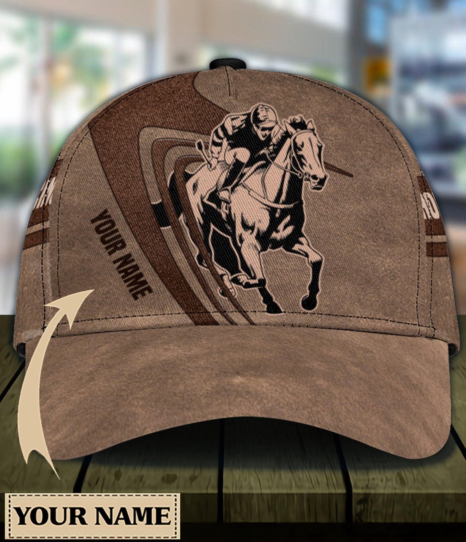 Personalized Horse Classic Cap, Personalized Gift for Horse Lovers Trucker Hats Custom Hats Gifts For Men & Women