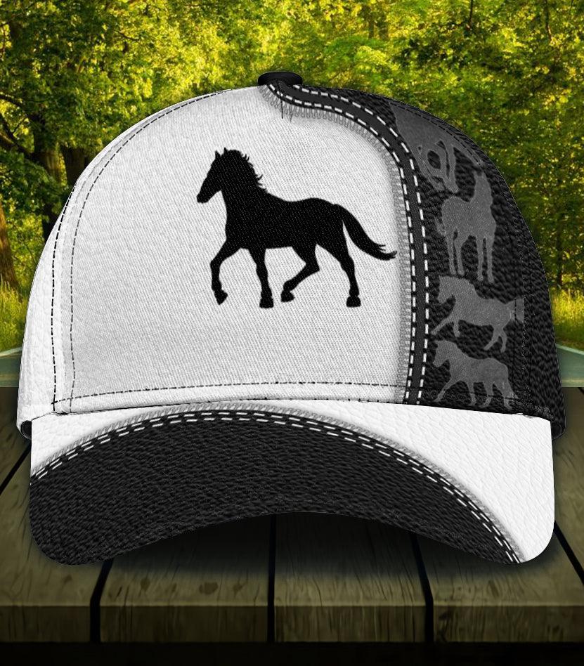 Personalized Horse Classic Cap, Personalized Gift for Horse Lovers Trucker Hats Custom Hats Gifts For Men & Women