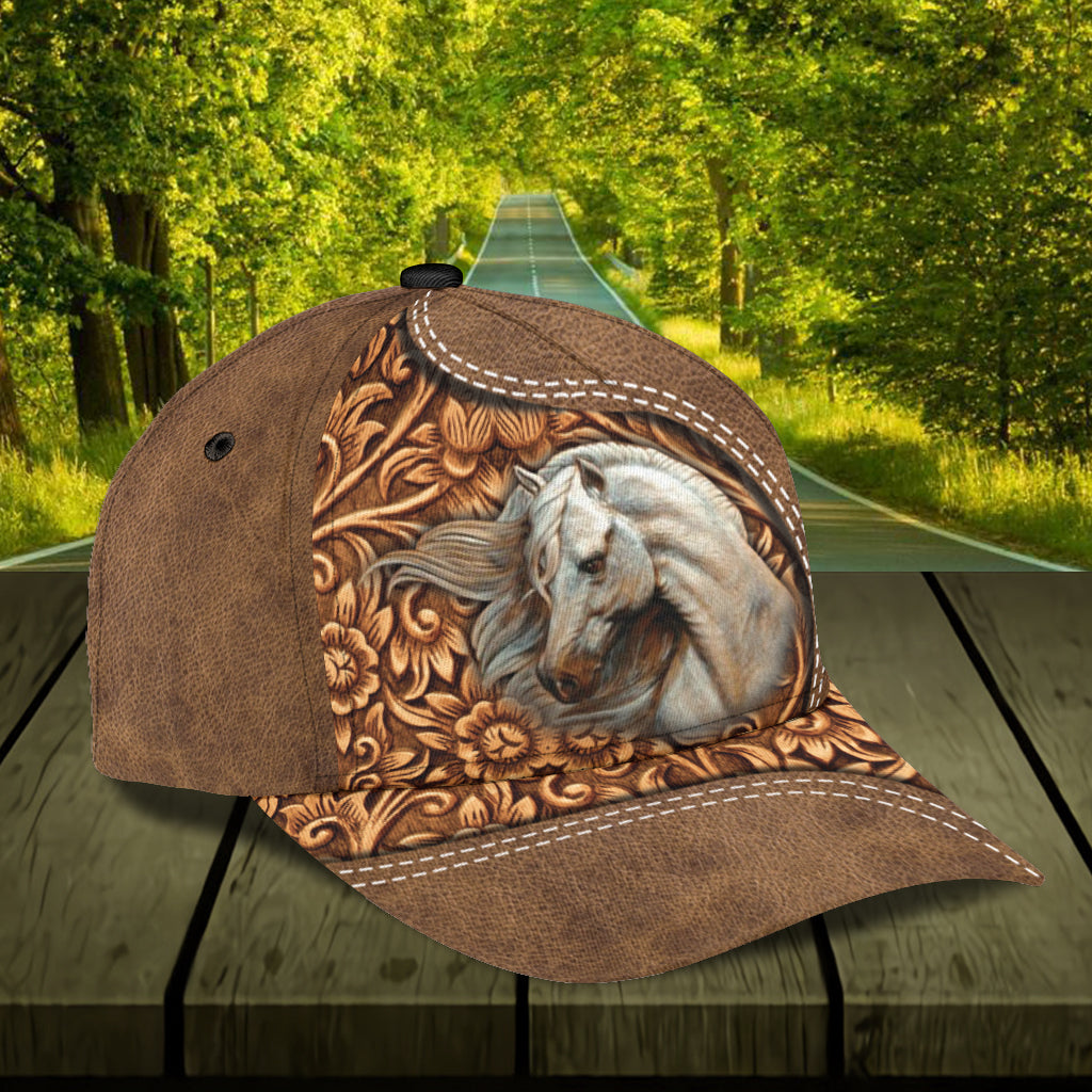 Personalized Horse Classic Cap, Personalized Gift for Horse Lovers Trucker Hats Custom Hats Gifts For Men & Women