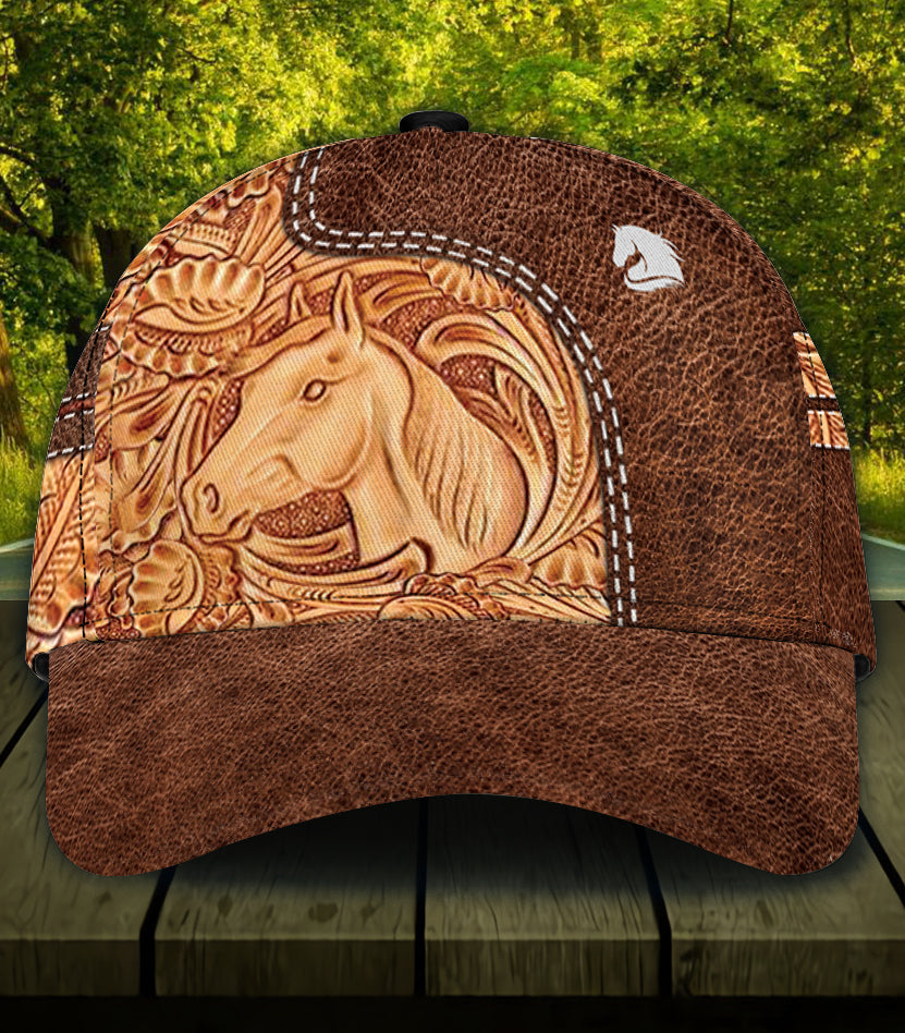 Personalized Horse Classic Cap, Personalized Gift for Horse Lovers Trucker Hats Custom Hats Gifts For Men & Women